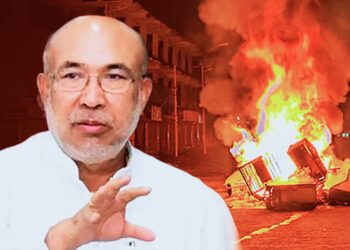 Manipur violence I মণিপুৰৰ মুখ্যমন্ত্ৰী বীৰেণ সিঙৰ পৈতৃক ঘৰত আক্ৰমণৰ চেষ্টা