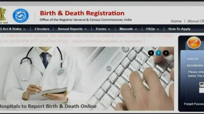 using a birth certificate.