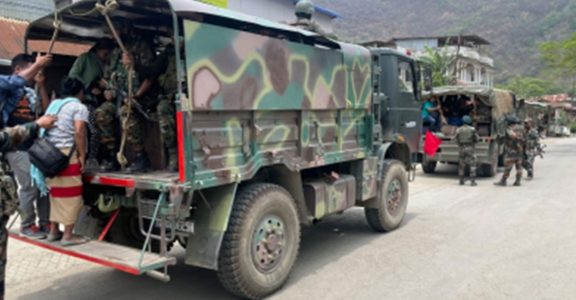 The Ongoing Clashes between Security Forces and Armed Men in Manipur's Tengnoupal District" 3 The Ongoing Clashes between Security Forces and Armed Men in Manipur