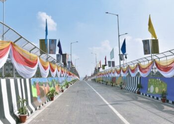 Chandmari over bridge I ২০২৬ চনৰ ভিতৰত সম্পূৰ্ণ কৰাৰ লক্ষ্য, আৰম্ভ হ’ল আটাইতকৈ দীঘল চানমাৰি উৰণ সেতুৰ নিৰ্মাণকাৰ্য