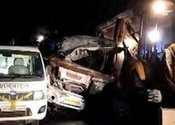 Road accident in MP : মধ্যপ্ৰদেশত ভয়ংকৰ পথ দুৰ্ঘটনা, মালবাহী গাড়ীৰ খুন্দাত ১৩ বাছযাত্ৰী নিহত