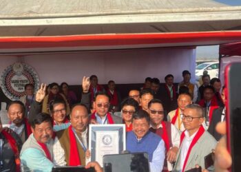 Greenish World Record I কাৰবি আংলং জিলাৰ বকলীয়াঘাটত কেংদংদাং (পেঙ)ৰে খোজ কঢ়াৰ গিনিজ বুকৰ বিশ্বাভিলেখ