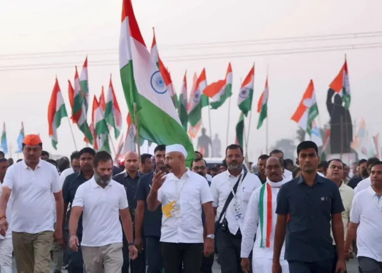 “Bharat Jodo Nyay Yatra: Rahul Gandhi Resumes Congress’ National Unity March in Manipur Amid Ethnic Tensions”