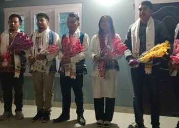 অসম বিশ্ববিদ্যালয় ডিফু চৌহদ নিৰ্বাচনত  কেএছএ ইংলংফ’ গোটৰ বৃহৎ জয়কলৈ ডিফুত সংবাদমেল