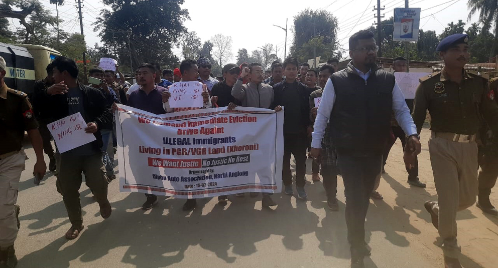 পিজিআৰ-ভিজিআৰ ভূমিক কেন্দ্ৰ কৰি উত্তাল দুই কাৰ্বি আংলং