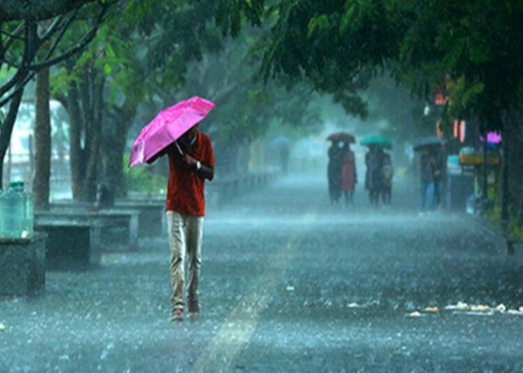 Weather Center has mentioned the possibility of rain and severe storms in several districts of the state