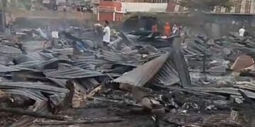 FIRE BREAKS OUT AT KHATKHATI: 60 FAMILIES RENDERED HOMELESS