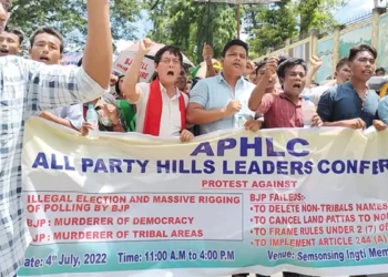 Electoral Contest Heats Up: APHLC Asserts Indigenous Rights and Questions Officials’ Tenure Amidst BJP Campaigning