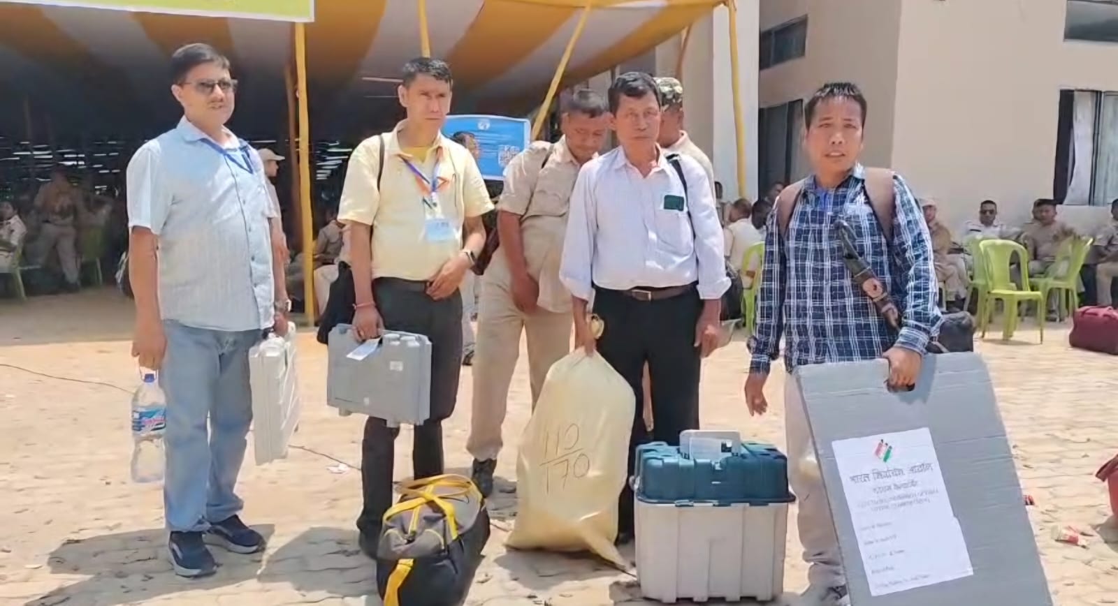 Preparations in Full Swing as Election Teams Deploy to 1,016 Polling Stations in Diphu's 6-Diphu (ST) Lok Sabha Constituency