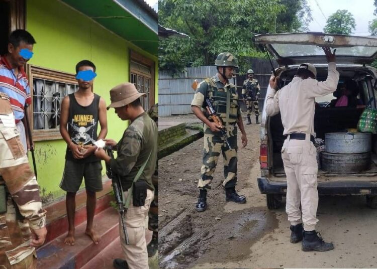 Vigilance in Manipur: Security Forces’ Tireless Search Operations Lead to Crucial Arrests