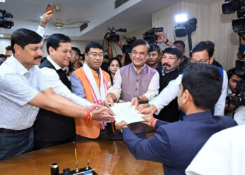 Assam RS Elections 2024 : ৰাজ্যসভাৰ আসনৰ বাবে বিজেপিৰ দুই প্ৰাৰ্থীৰ মনোনয়ন দাখিল