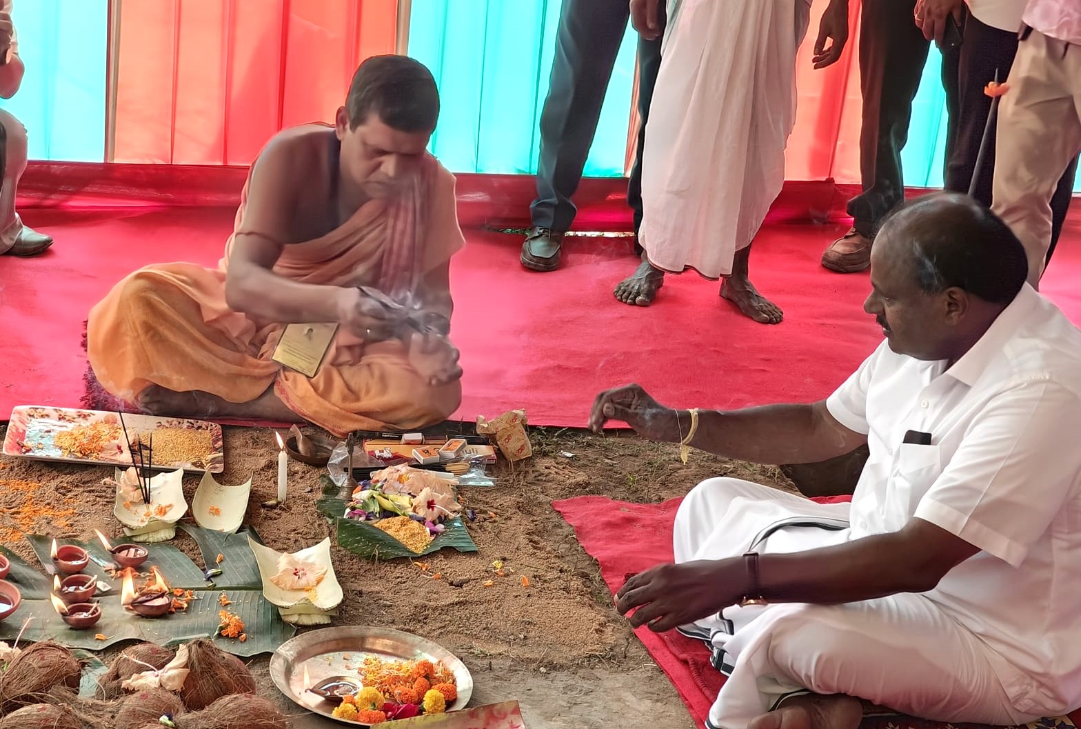 Union Minister H.D. Kumaraswamy's Visit to Bokajan in Karbi Anglong District