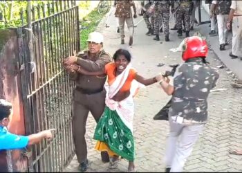 Assam: Protests break out at Dibrugarh Medical College as locals confront police over the closure of a gate