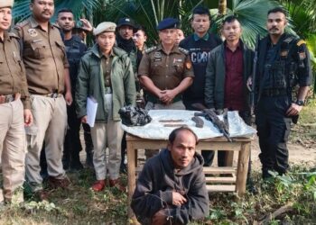 Karbi Anglong Police Triumph in Poaching Crackdown: AK-47 Seized and Suspected Poacher Arrested