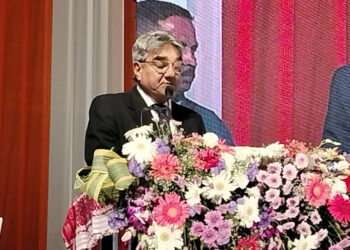 Chief Justice of Gauhati High Court : ডিফুত ন্যায়িক বিষয়াসকলৰ বাসগৃহৰ আধাৰশিলা স্থাপন মুখ্য ন্যায়াধীশ বিজয় বিষ্ণইৰ