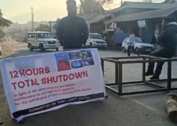 Manipur Unites: CoTU’s Powerful 12-Hour Shutdown Sparks Emotional Response Amid Sadar Hills Blockade