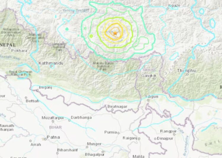 Devastating Earthquakes Rock China and Tibet: Tragedy Strikes with 36 Lives Lost