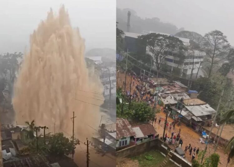Shocking Catastrophe I Enormous Pipe Burst Devastates Guwahati’s Kharguli 
