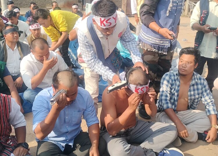 Karbi Organization Demands Action: Protest for Eviction of Illegal Encroachments in PGAR-VGAR Area