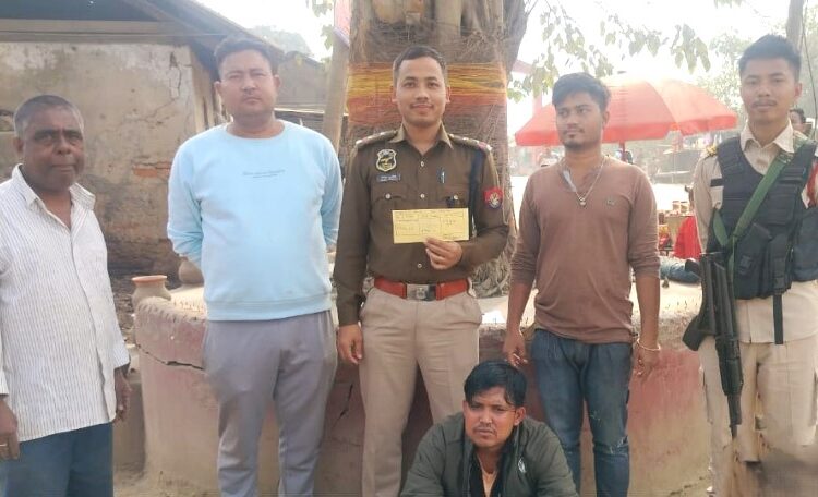 Drugs Seized I লাহৰিজানত হেৰইনসহ সন্দেহযুক্ত ব্যক্তিৰ আটক