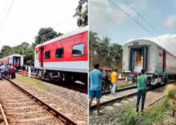 Andhra Pradesh Train Accident : চলন্ত অৱস্থাতেই কপলিং ছিঙি দুভাগত বিভক্ত ফালাকনুমা এক্সপ্ৰেছ