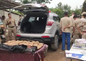 Drugs Seized I বোকাজানৰ শুকানজানত প্ৰায় ২০ কোটি টকা মূল্যৰ কানি জব্দ আৰক্ষীৰ