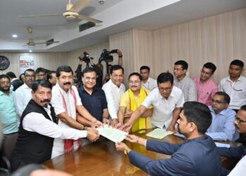 Rajya Sabha Elections 2025 I ৰাজ্যসভাৰ নিৰ্বাচনৰ বাবে মনোনয়ন দাখিল অগপ-বিজেপিৰ দুই প্ৰাৰ্থীৰ