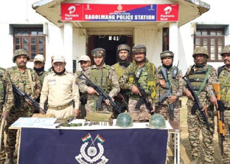 Major Raid in Imphal East: Rifle, Pistol and Grenade Seized