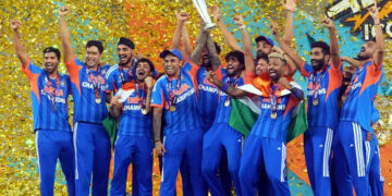 T20 World Cup final : বিশ্বকাপৰ ফাইনেলট ১৯ অভিলেখ; অভিষেক, সঞ্জু, ঈশানে অৰ্জন কৰিলে কৃতিত্ব