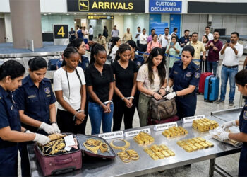 Gold smuggling : মহিলাৰ ব্যক্তিগত অংগত সোণ সৰবৰাহ, আটক ২৪ বিদেশী 10 Gold smuggling : মহিলাৰ ব্যক্তিগত অংগত সোণ সৰবৰাহ, আটক ২৪ বিদেশী