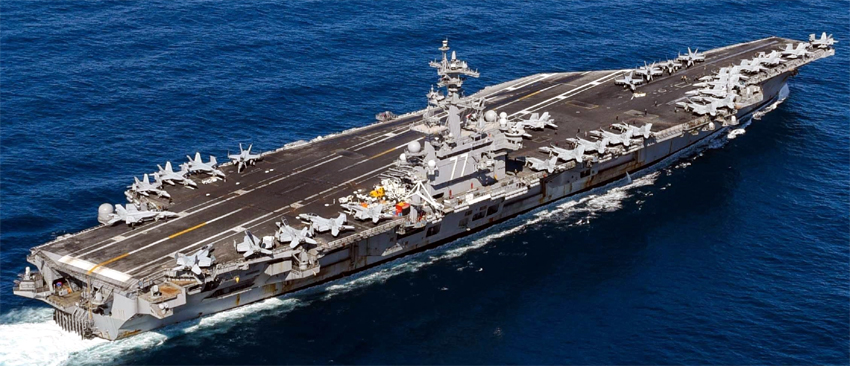 US Warship George H. W. Bush : ৯০ খন যুদ্ধবিমান আৰু ৫,০০০ সৈন্য লৈ পশ্চিম এছিয়াত উপস্থিত মার্কিন যুদ্ধজাহাজ ইউএছএছ বুশ্ব 3 us 2 | ASSAM TIMES POST